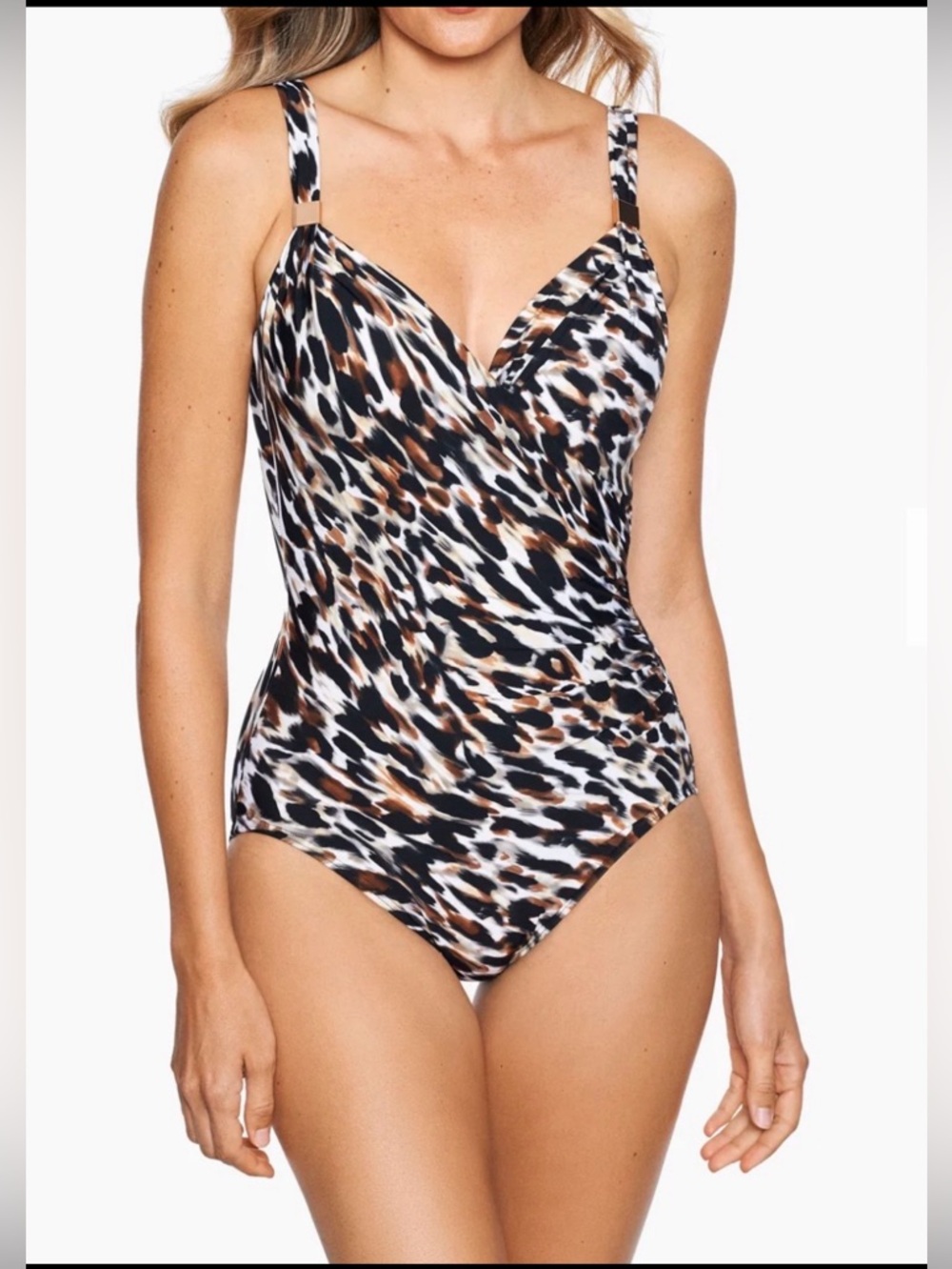 Miraclesuit Siren One Piece Swimsuit in “ Fur Realz “ Animal Print